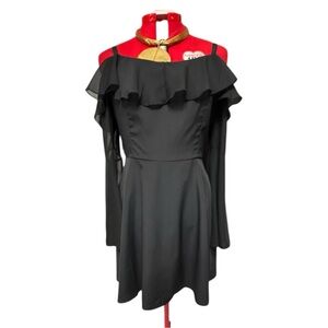 Hell bunny feminine goth dress